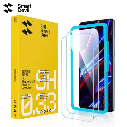 SmartDevil 2PCS Screen Protector for Xiaomi 17 15 13T 14T 17T Redmi K100 HD Tempered Glass Film for Redmi Note 13Pro Note 15 Pro