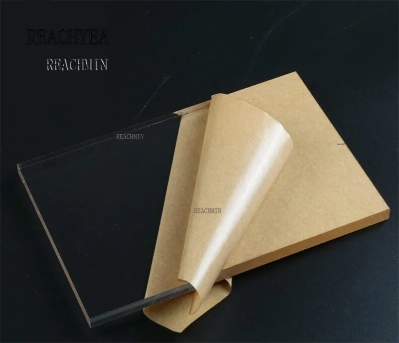 Plexiglass Transparent Acrylic Board Sign Clear Plastic Sheet DIY gift Decorative Board Wedding Sign Size