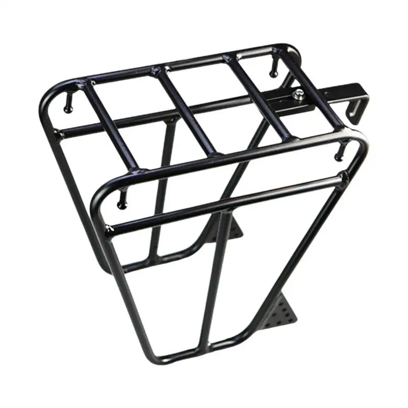 Front Cycling Rack For Cycling Touring Carrier Racks For Mountain Road Cycling Easy-to-Install Front Pannier Rack