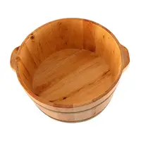 Baignoire de pieds baignoire de trempage de pieds seau de bain de pieds Portable en bois seau de bain de pieds pour la maison pied SPA salle de bain femmes hommes pieds de trempage 1
