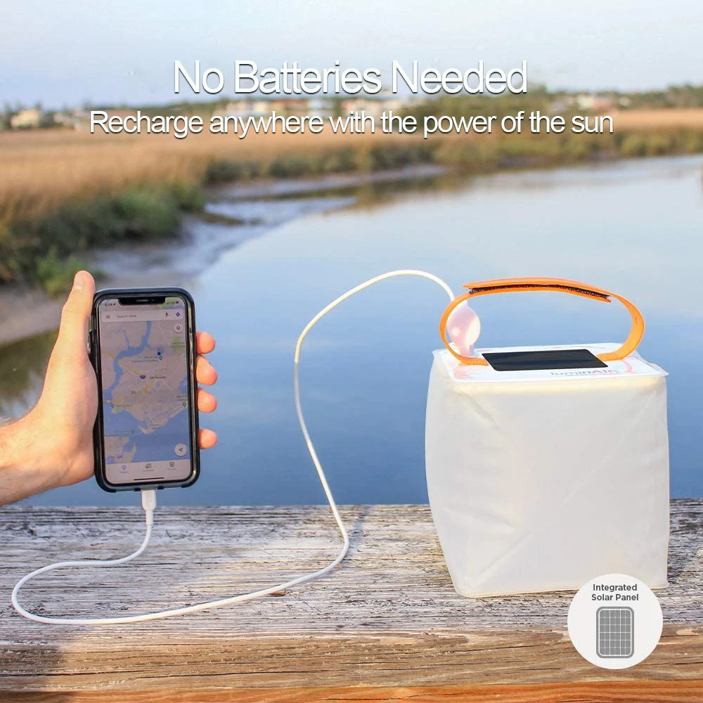 LuminAID Solar Inflatable Lantern and Phone Charger