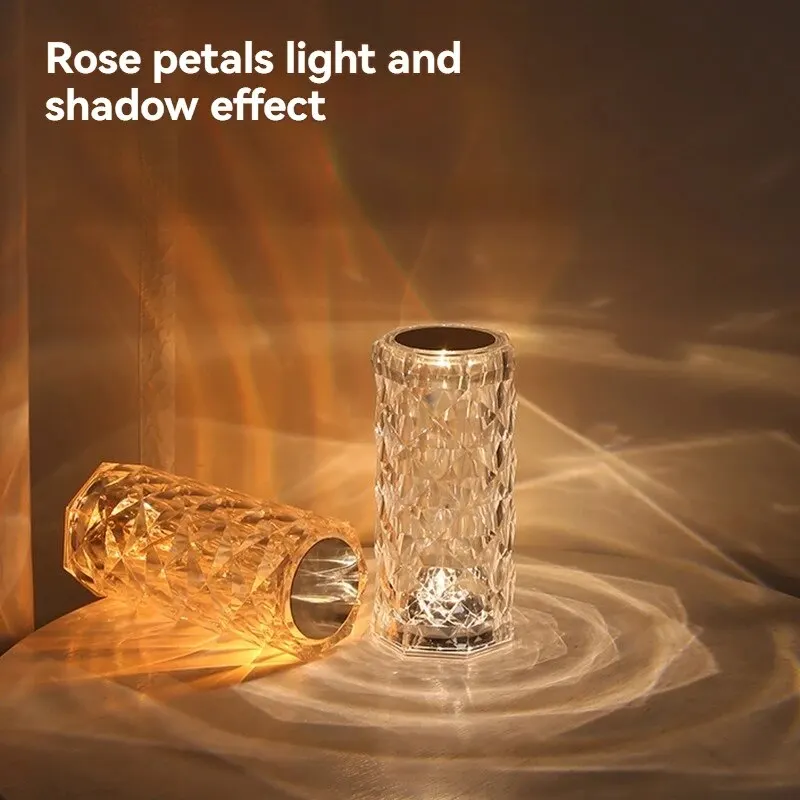 1PC Colorful USB Crystal Humidifier 500/1000ml Large Capacity Air Humidifier Portable Room Office Desktop Humidifier 4