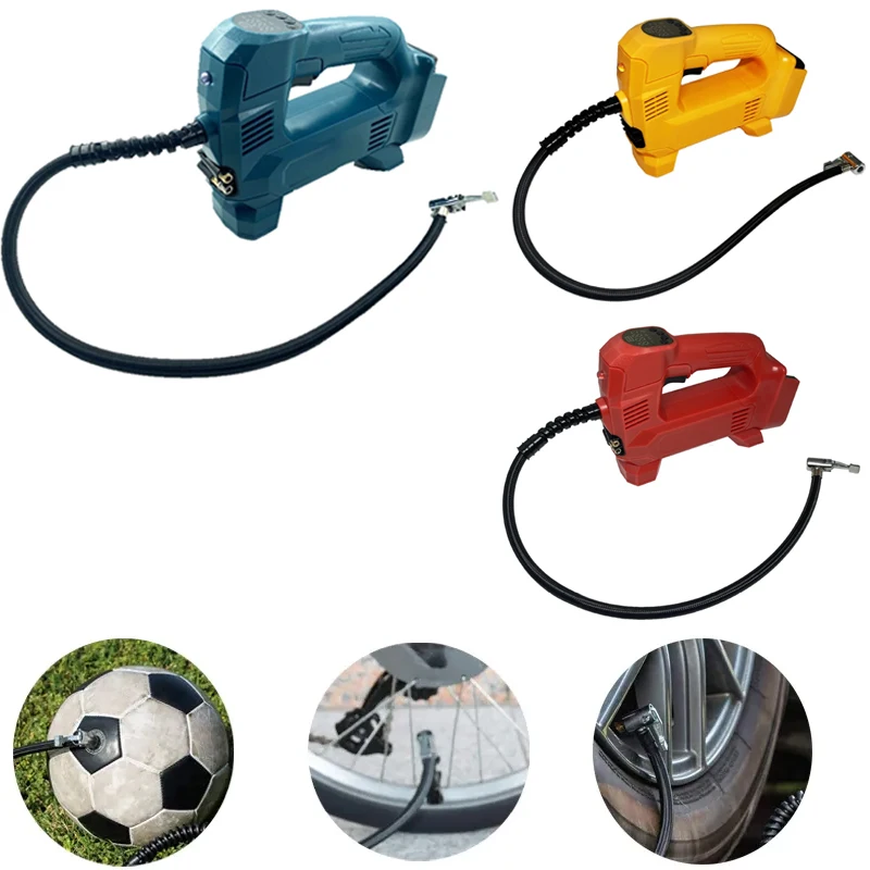 Per Makita/Dewalt /Milwaukee 18V Batteria Cordless Gonfiatore Per Pneumatici Per Auto Compressore D'Aria Portatile Pompa D'Aria Elettrica Digitale Con