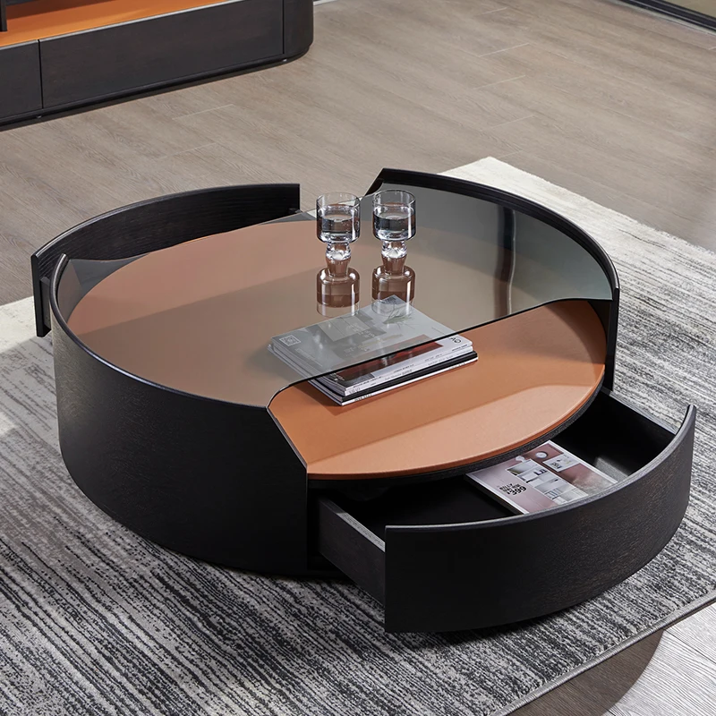

Modern Luxury Coffee Tables Entryway Storage Living Room Center Large Coffee Tables Space Saving Table Basse Home Furniture