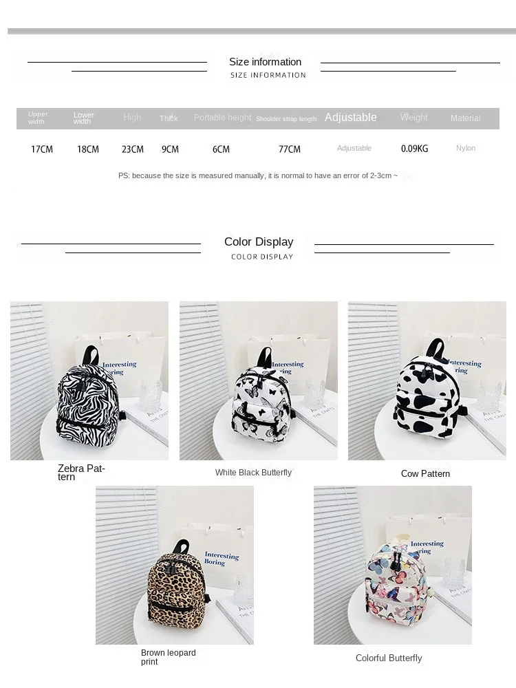 Cute And Funny Cow Spotted Backpack Image 1