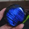 AAA 80-300G Natural Yellow Rainbow Labradorite Crystal Healing Madagascar 3
