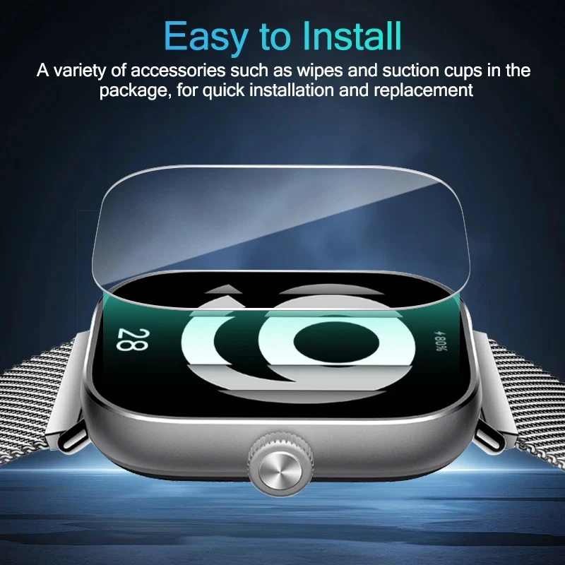 Tempered Glass Screen Protector for Redmi Watch 5 Series - HD Clear Shield