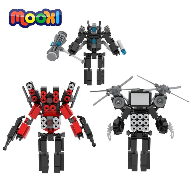 Moc Skibidi Toilet Man Building Blocks Camera Speaker Bricks Audio Robot  Model Sets of Decoration DIY Toy for Kids Adult Gift - AliExpress