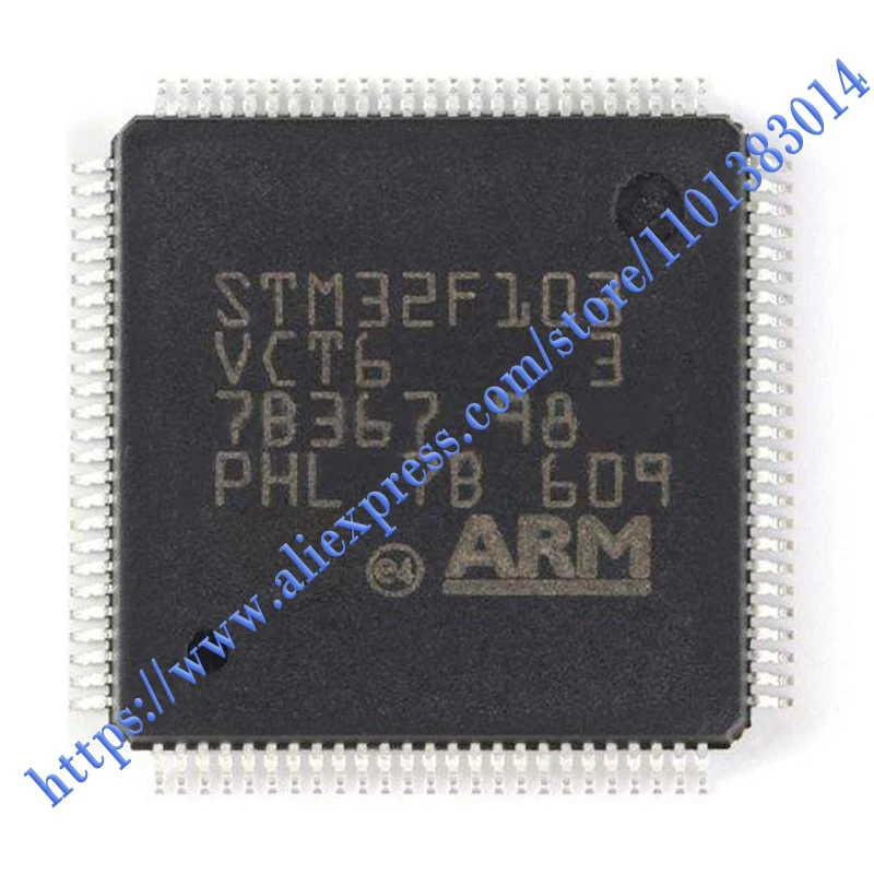 

Новые и оригинальные микроконтроллеры интегральных схем STM32F103VCT6 LQFP100 MCU.