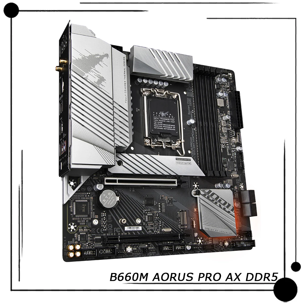 Per Gigabyte Lga1700 Supporto 12Th Cpu 4 * Ddr5 128Gb Micro Atx Scheda Madre Desktop B660M Aorus Pro Ax Ddr5