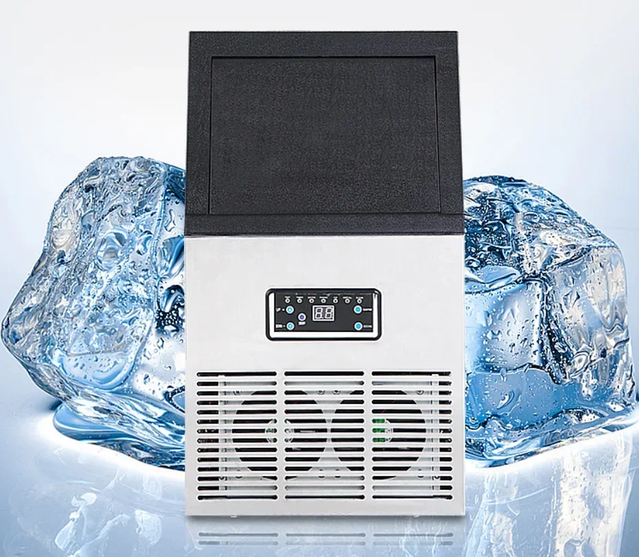 Cost Effective Commercial Square Ice Cub Maker Double Water Inlet Ice Machine