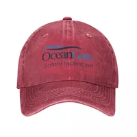 Vintage OceanGate Safety Technician Baseball Cap Unisex Style Distressed Washed Headwear Outdoor All Seasons Travel Hats Cap - Image 6
