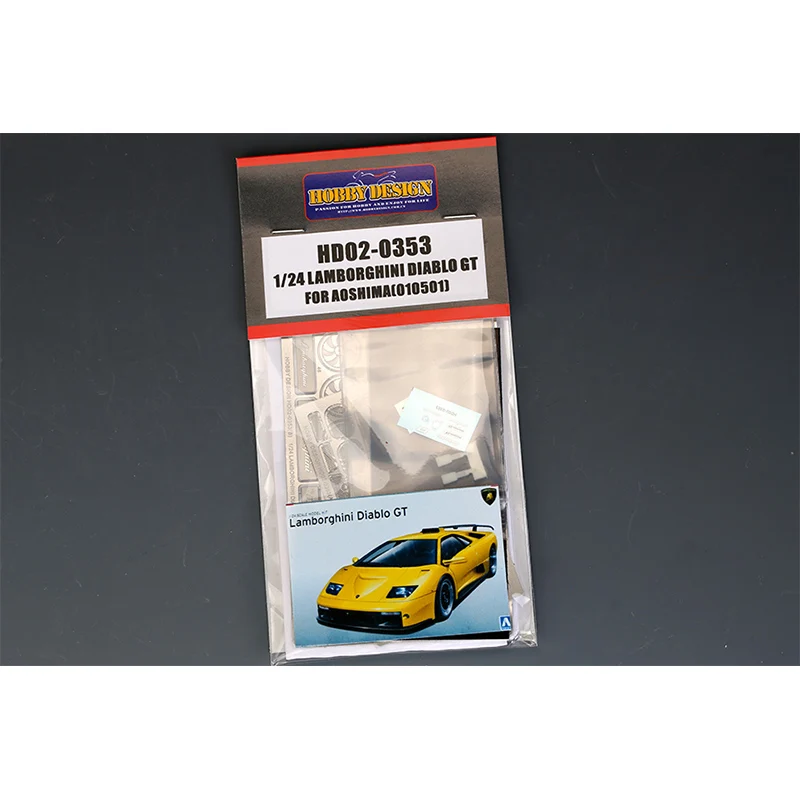 

Hobby Design HD02-0353 1/24 Diablo GT For A (PE and Resin and Metal Parts ) Hand Made Arts for Professional Adults
