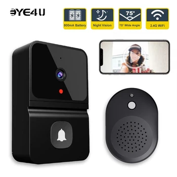 Wireless WiFi Video Doorbell Camera Phone Home Intercom System Door Viewer Night Vision Door Bell Camera Home Security Doorbell 1