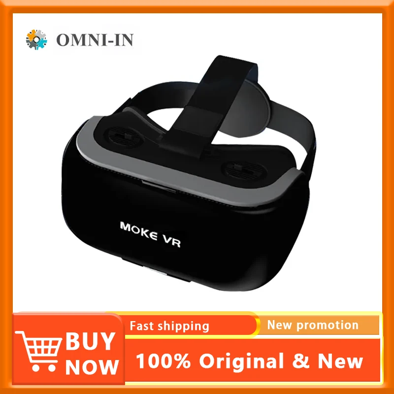 

3D Glasses Moke Magic Shell 2nd Generation Virtual Reality Smart VR Box Glasses Head-mounted VR Headsets Fast Shipping