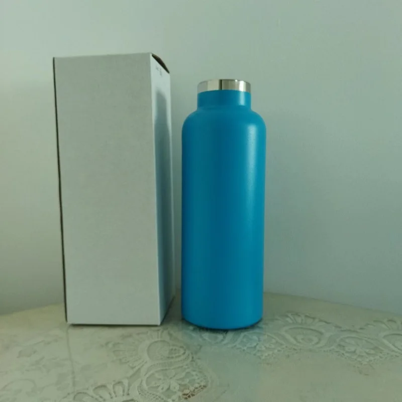 21oz 621ml Thermal Hydroes Water Bottle Flask With Handle Lid Thermos Flask  Sport 18/8 Stainless Steel Insulated Double Wall Cup - Water Bottles -  AliExpress