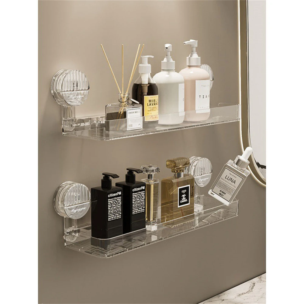 Rectangle Suction Cup Shower Caddy Shelf