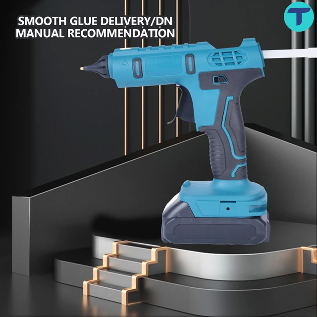 Hun-pistola eléctrica de silicona caliente inalámbrica, pegamento