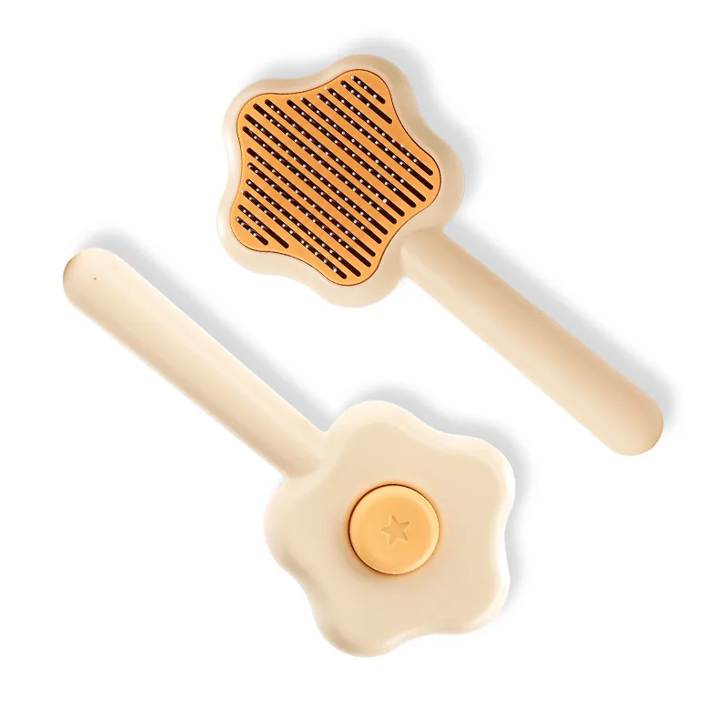 

Cat Combs One Click Hair Removal Pet Combs Cat Hair Removal Self-Cleaning Brush Star Magic Wand Cat Cleaning Grooming Dog Combs