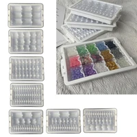 Bead Organizers Case with Multiple Compartments Home Accessory Supplies for Jewelry Making Sturdy Storage Container