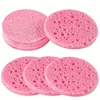 10PCS Compress Face Wash Puff Natural Wood Pulp Sponge Face Wash Puff Foaming Face Puff Cosmetic Puff Face Cleansing Sponge 1