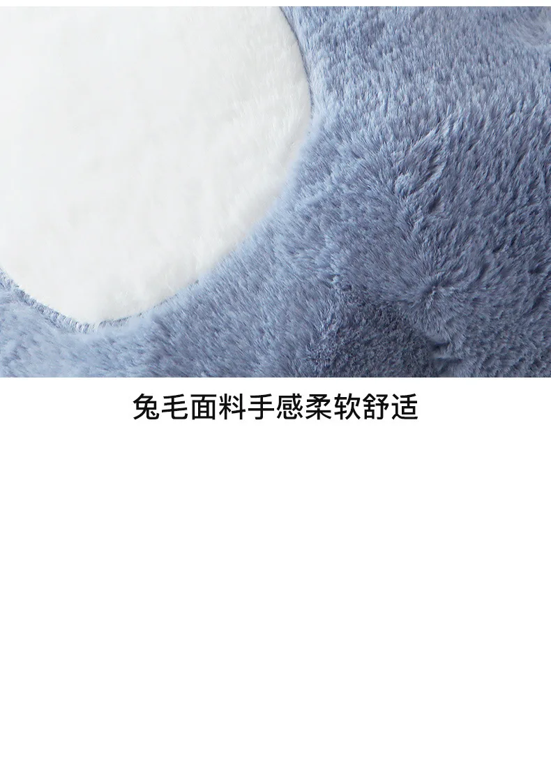 Lain Blue Flower Daisy Kissenbezüge mit Stickerei, niedliche, minimalistische, dekorative Kissenbezüge für Sofa, Bett, Wohnzimmerdekoration – Detail 3