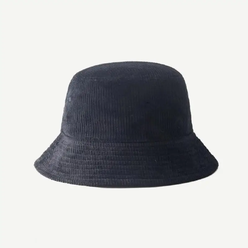 Eimer Hut Männer Frauen Herbst Winter Cord frauen Eimer Hut Fischer Kappe Einfarbig Casual Einfache Sonnenschirm Offizielle-website – Detail 8