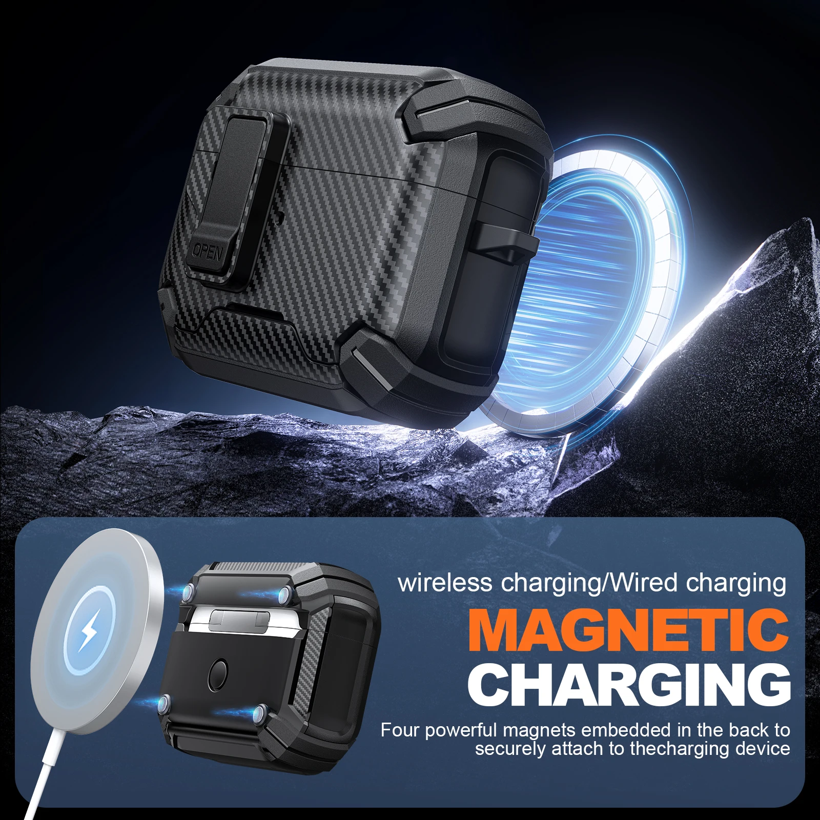 Enhanced Shockproof Security Cover with Phone Holder