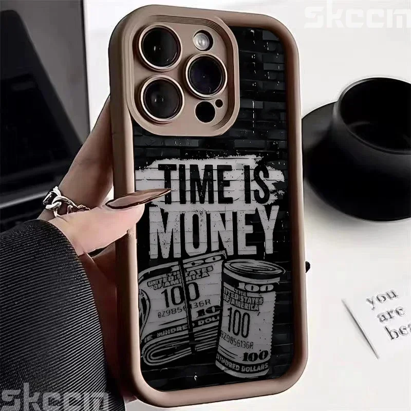 Graffiti Money Pattern Soft Silicone Phone Case Cover