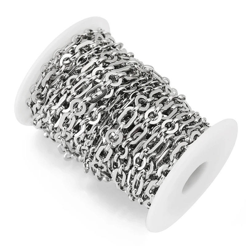 1 Meter Stainless Steel Punk Hip Hop Handmade Chain
