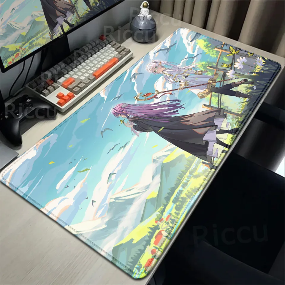 Grand Tapis De Souris De Jeu 70x40 Cm - Surface Lisse, Dos Antidérapant, Imperméable - Pour Bureau Et Gaming