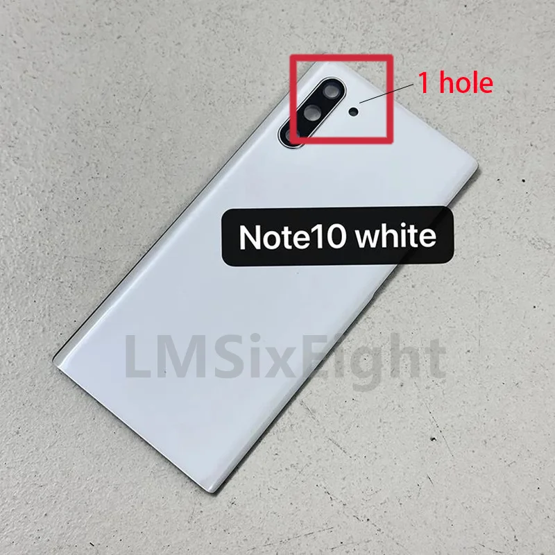 Samsung Galaxy Note10 Back Battery Cover Rear Door Housing Case Glass Panel Camera Lens Parts