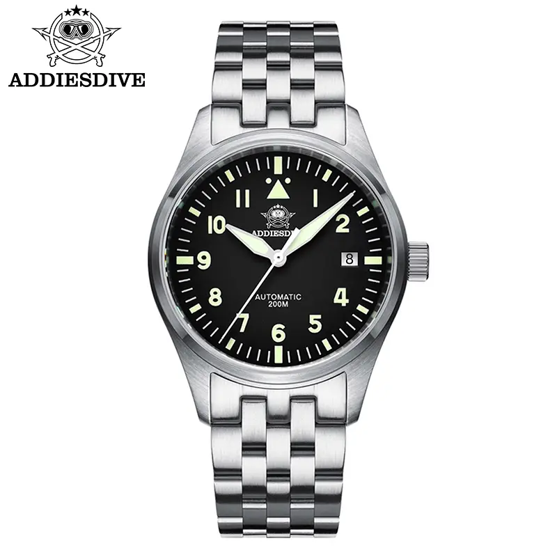 ADDIESDIVE New Men Vintage Watch Top Brand Luxury Sapphire 8215 Mechanical Watch C3 Super Luminous 200m Waterproof Dive Watches - Image 10