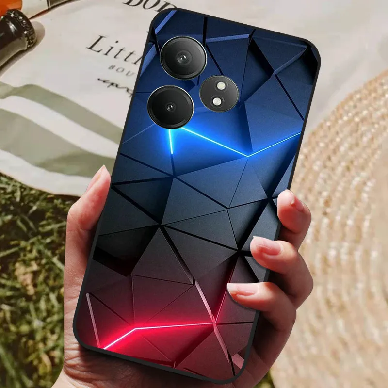 Sleek Black Silicone Phone Cover - Soft TPU Bumper Case & Protector