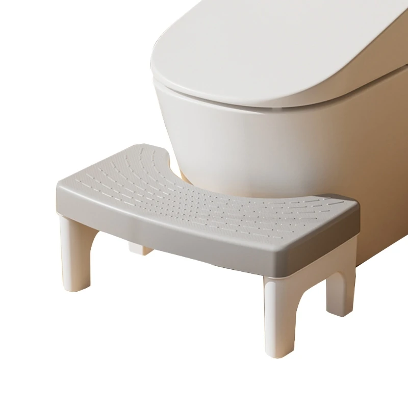 Non Slip Portable Squatting Pan Stool Height Adjustable Toilet Step Stool for Kids Increase Convenience & Stability Y55B