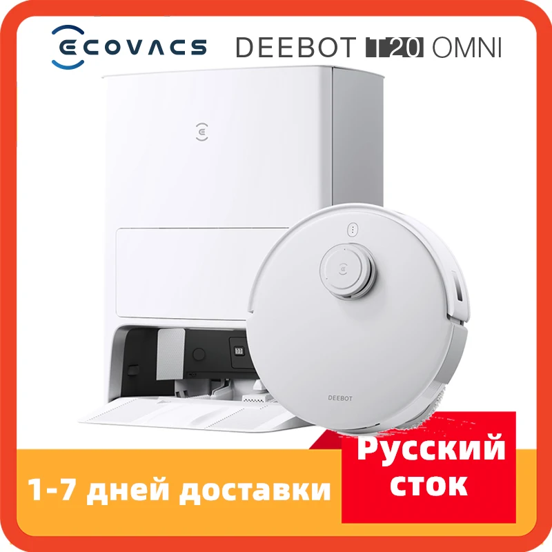 ECOVACS-Robot aspirateur Deebot T20, version globale, avec