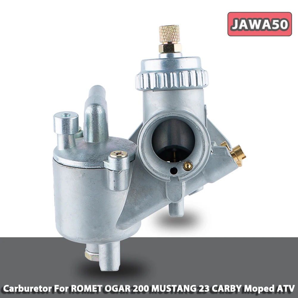 

Carburetor For JAWA 50 Moped Type 05 20 21 23 Mustang JAWA50 Romet Ogar 200 50cc carb ROMET OGAR 200 MUSTANG 23 CARBY Motorcycle