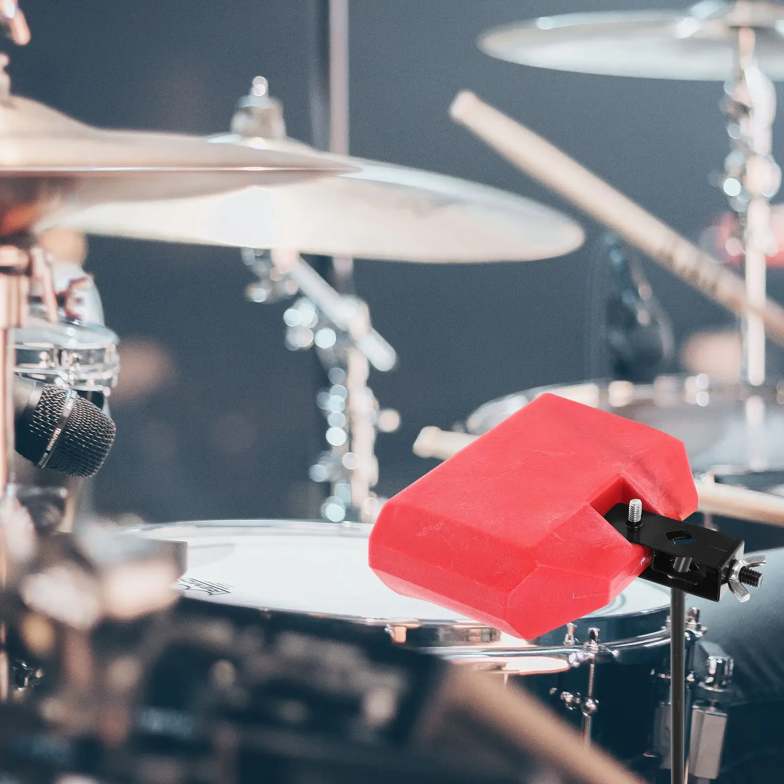 Crisp Sound Plastic Metal Drum Latin Percussion Accessories Cow Bell Holder Easy Installation Drum Accessories Musical