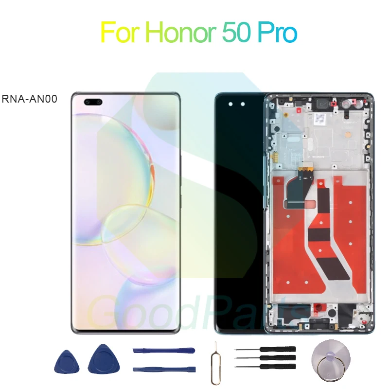 

For Honor 50 Pro Screen Display Replacement 2340*1080 RNA-AN00 For Honor 50 Pro LCD Touch Digitizer Assembly
