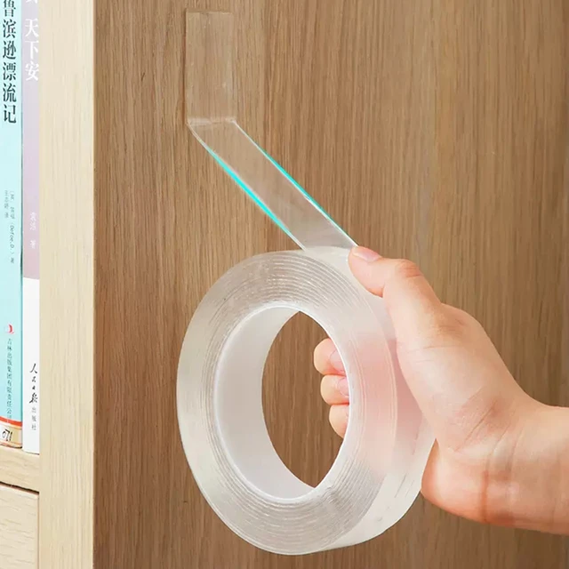 Double-sided Adhesive Tape Removable  Reusable Double-sided Adhesive Tape  - 1/2/3/5m - Aliexpress