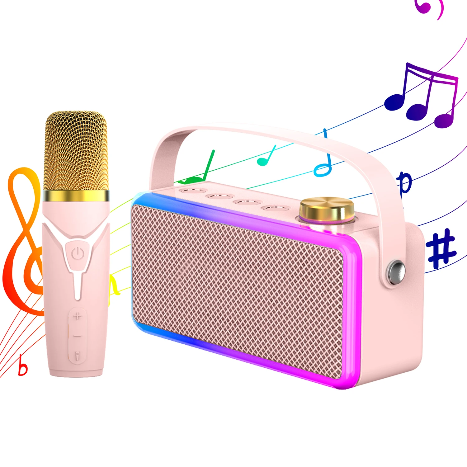 

Wireless Bluetooth Karaoke Microphone for Kids 1 Wilreless Microphones for Home Party Birthday Kids Gifts