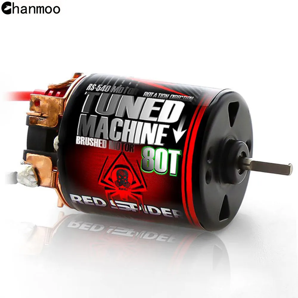 RC 540 Motor 80T Bürstenmotor für AXIAL SCX10 90046 1/10 RC Auto
