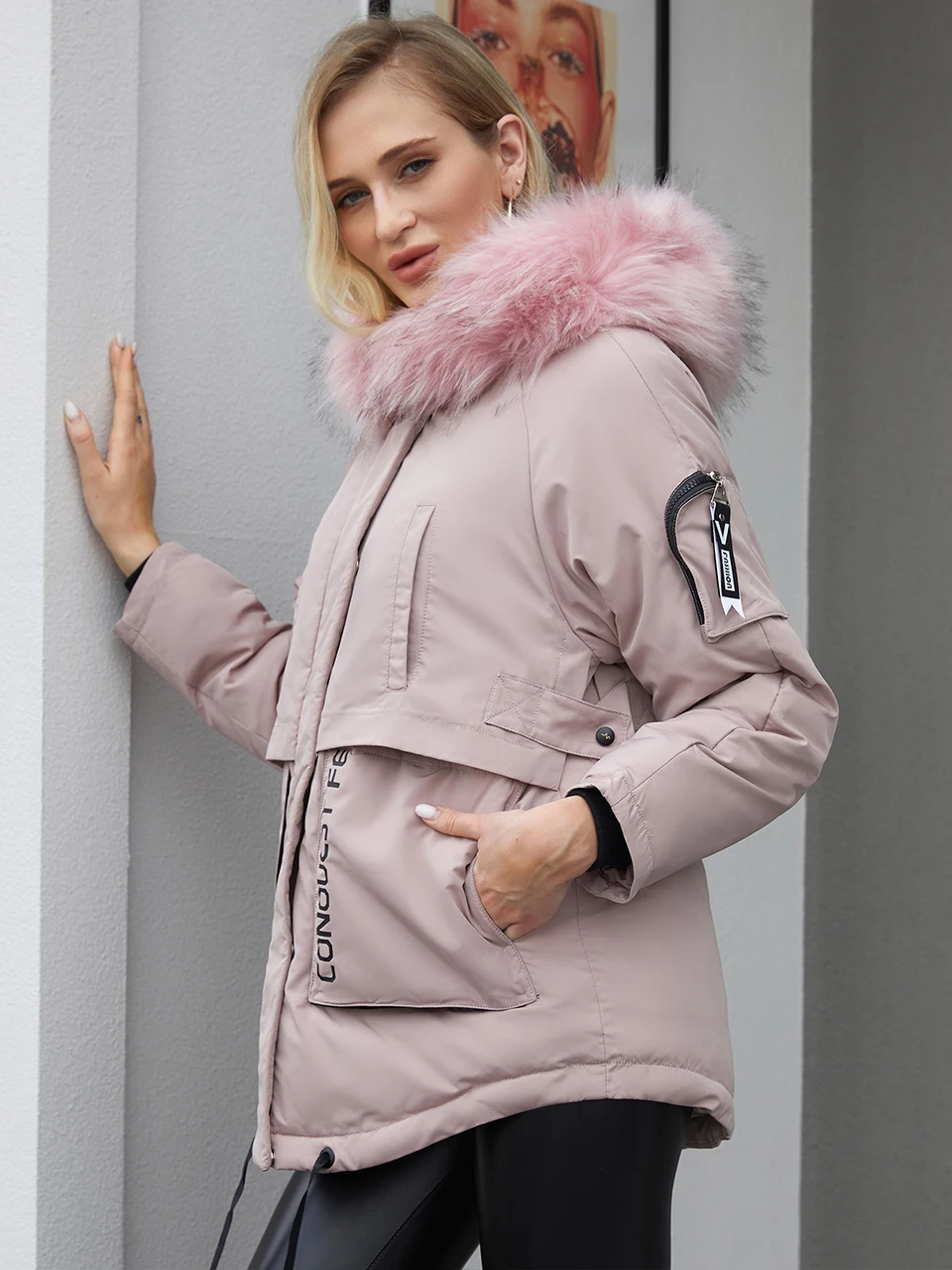 Astrid Women's winter jacket female parkas long quilted coat for women 2022 Plus Size warm clothing with fur hooded outerwear