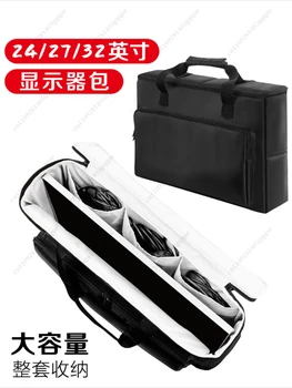 Borsa per Computer e Schermo da 24, 27, 32 Pollici, con Trolley Rimovibile