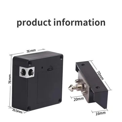 스마트 목재 도어락, 열쇠가 없는 보이지 않는 전자 잠금 카드, 버클 TTlock 앱 잠금 해제, 캐비닛 사물함 가구 서랍 스마트 잠금 6