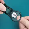 Nail Scissors with Magnifying Glass Practical Anti-splash Nail Clippers with Magnifying Glass for Elderly for Hands 5