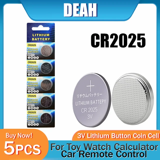 Batteries Car Control Cr 2025 | Button Cell Batteries Cr2025 - 5-20pcs  Cr2025 Cr 2025 - Aliexpress