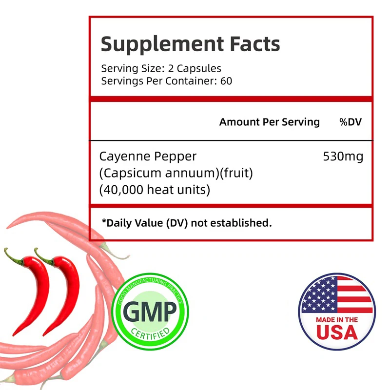 Cayenne Pepper-Joint and Heart Health, Pain Relief, Anti-aging