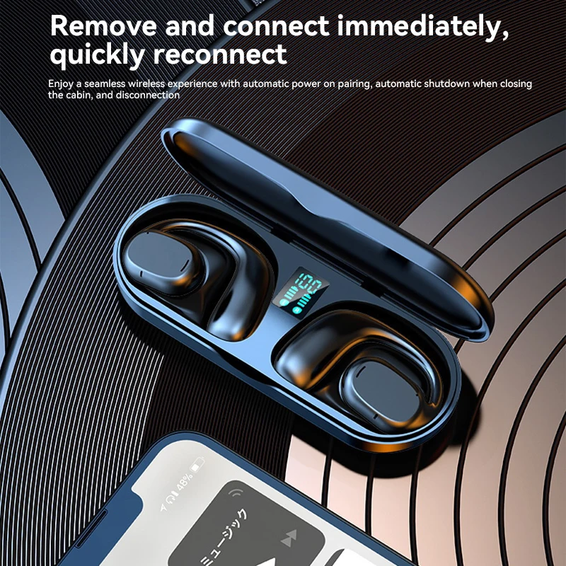 Wireless Headphone Bluetooth Earphones Wireless Earphone Xiaomi MIJIA OWS270 Wireless Bluetooth Headphones Tws Earphones Mini Heaset with Charging Case Waterproof Earbuds