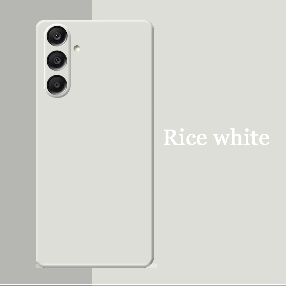 Premium Liquid Silicone Shockproof Phone Case - Durable TPU Protective Back Cover